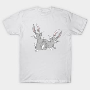 Curious Pair of Rabbits T-Shirt